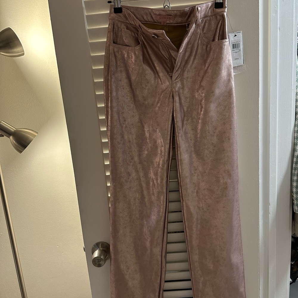 Guess Pink Straight Leg Pants